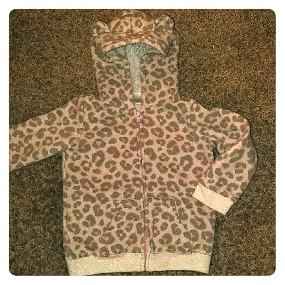 Jumping Bean Cheetah Print Hoodie